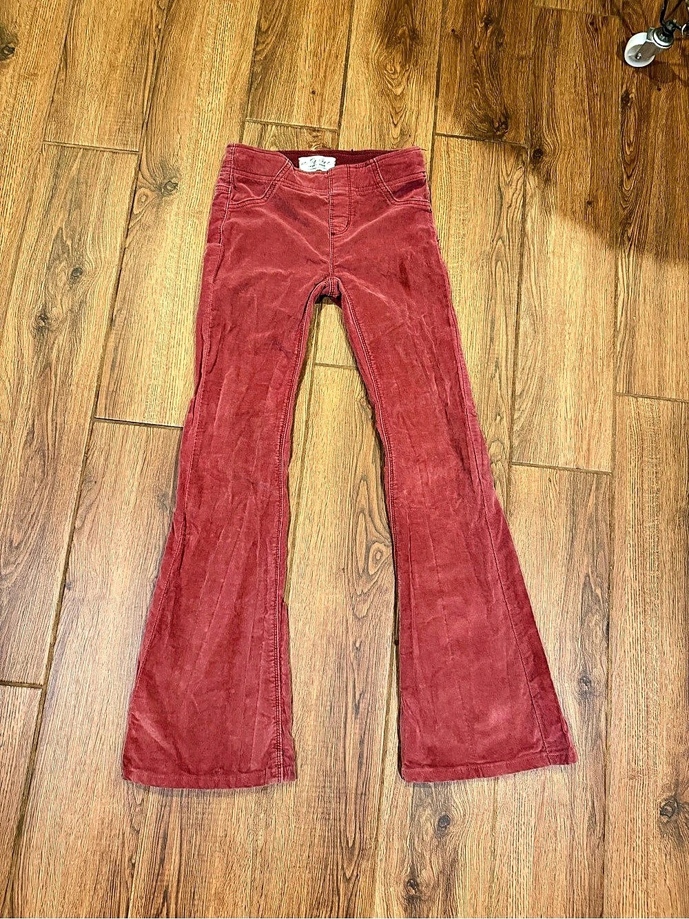 We The Free Women's corduroy Flare Pants in Red / women’s 24